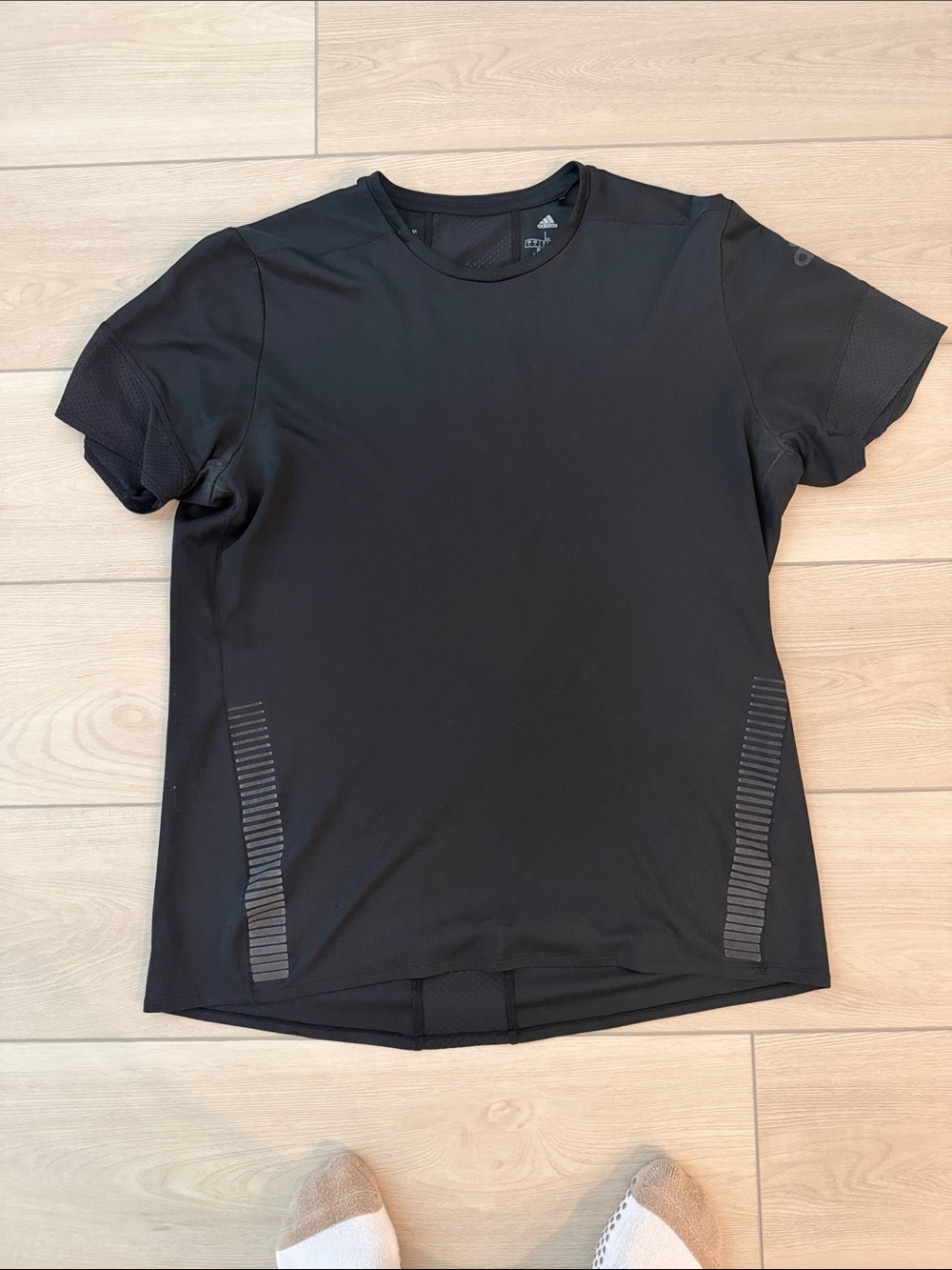 adidas Black Performance Short Sleeve Training Tee